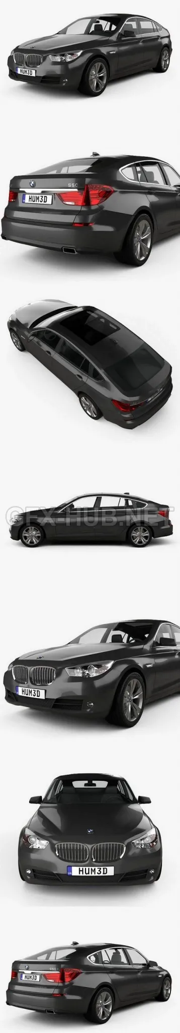 CAR – BMW 5 series Gran Turismo 2011  3D Model