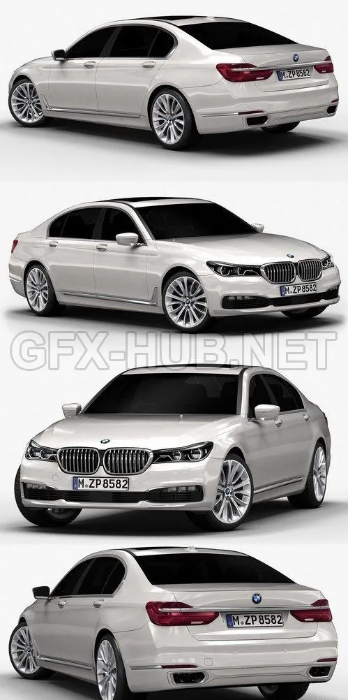 CAR – BMW 7 Series 2016  3D Model