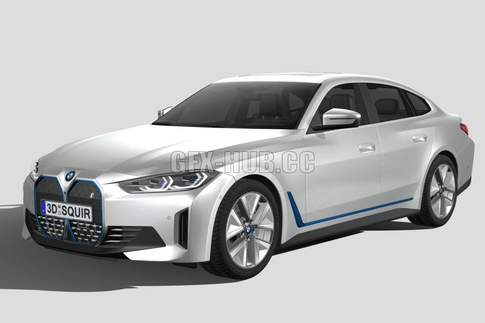 CAR – BMW i4 2022 3D Model