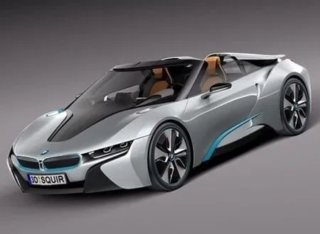 CAR – BMW i8 Spyder Concept 2012 3D Model