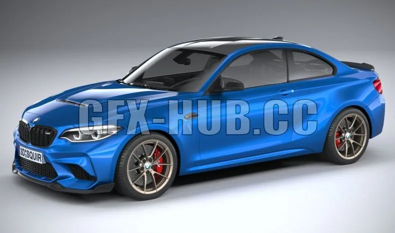 CAR – BMW M2 CS 2020 3D Model