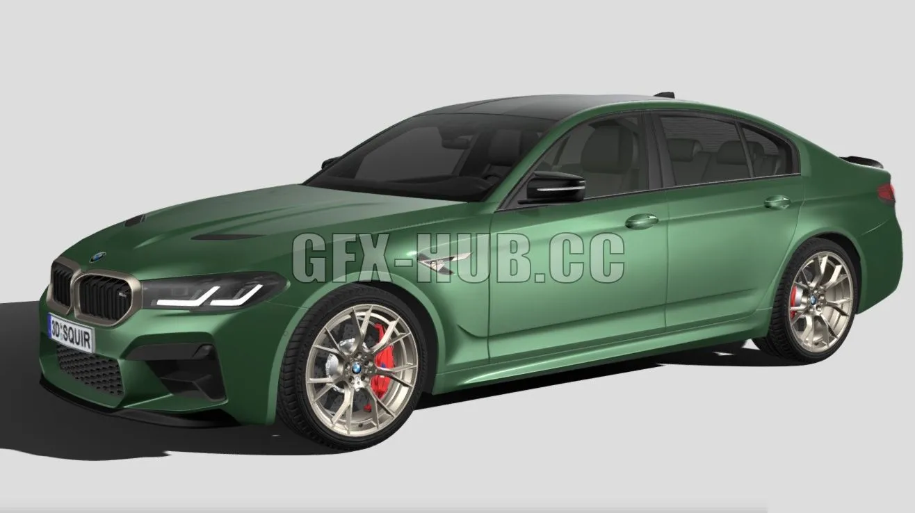 CAR – BMW M5 CS 2022 3D Model