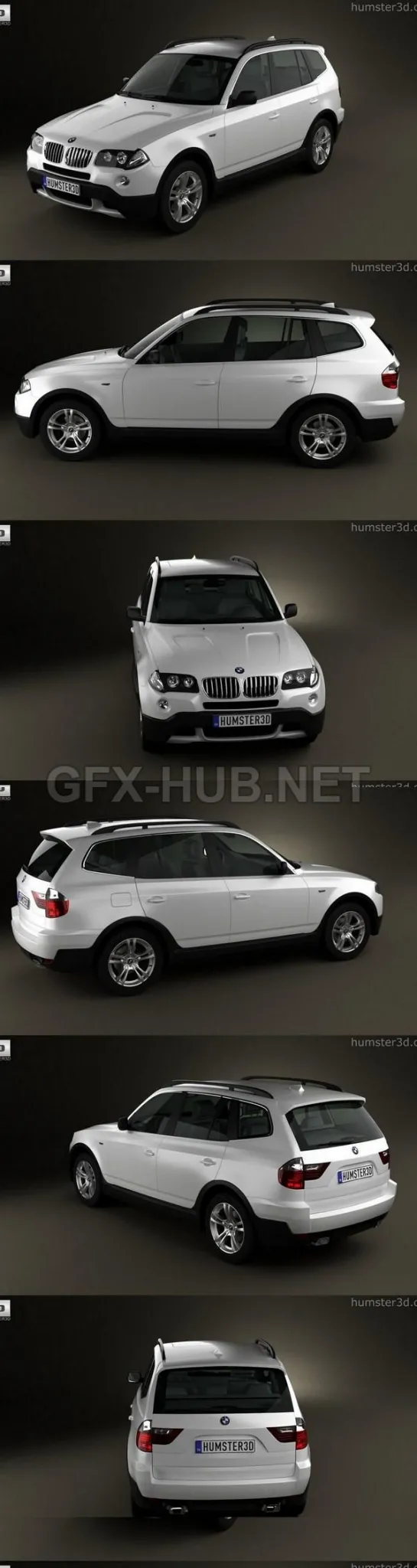 CAR – BMW X3 (E83) 2003  3D Model