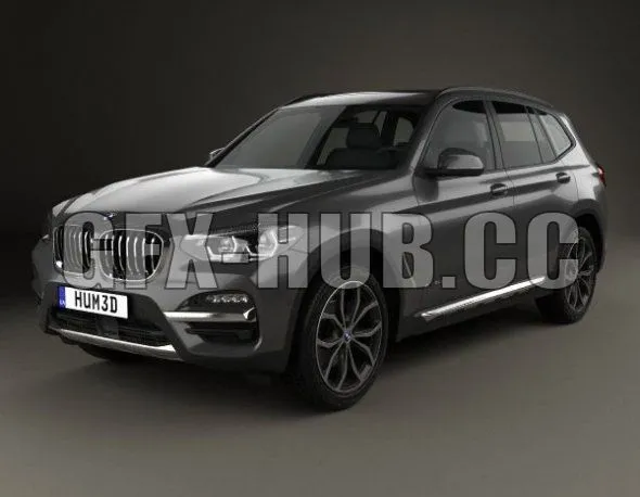 CAR – BMW X3 (G01) xLine with HQ interior 2020 3D Model