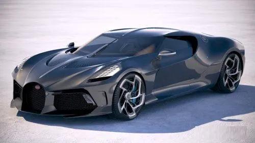 CAR – Bugatti La Voiture Noire 2019 3D Model