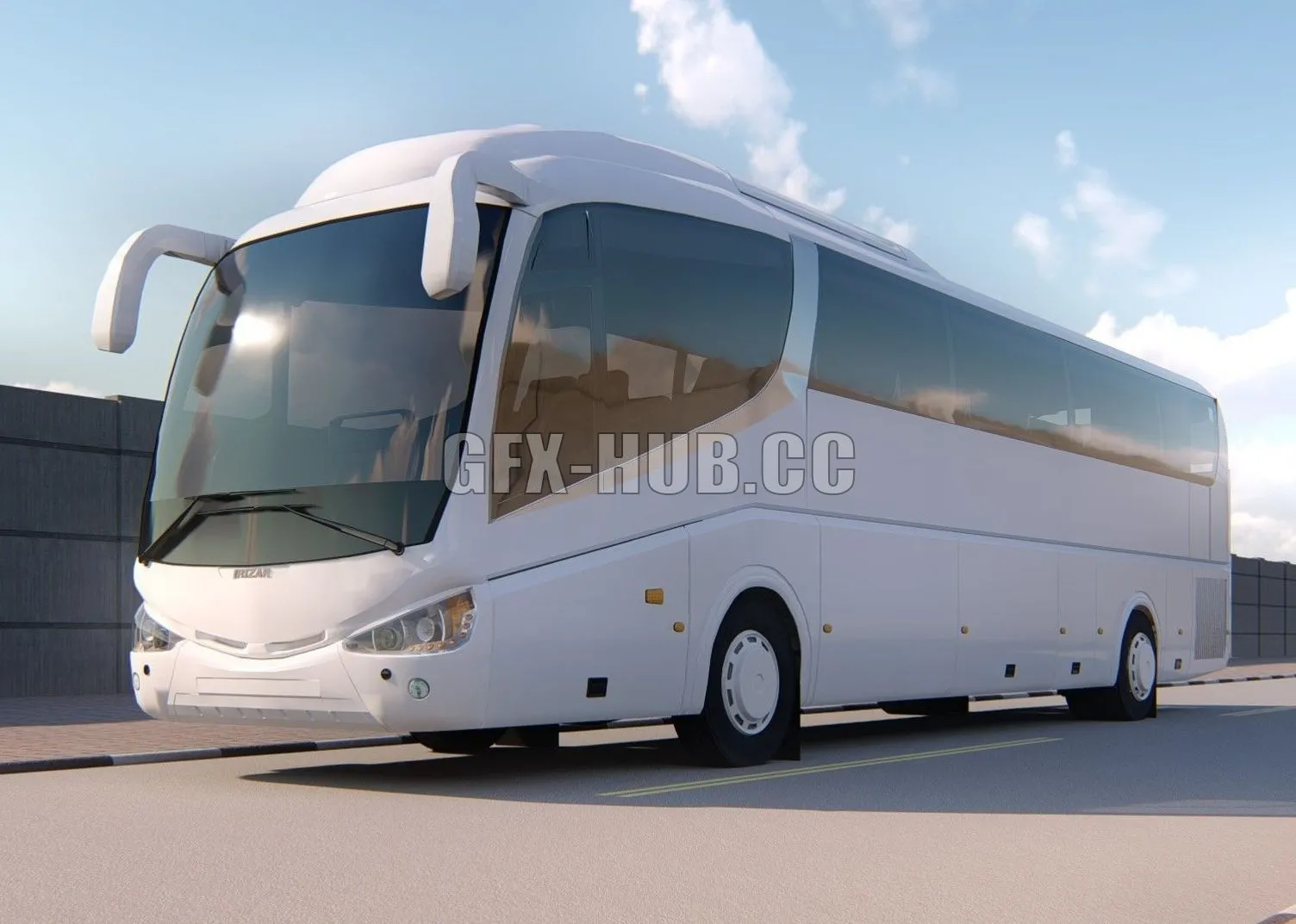 CAR – Bus irizar 3D Model