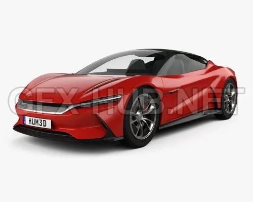 CAR – BYD e-SEED GT 2019  3D Model