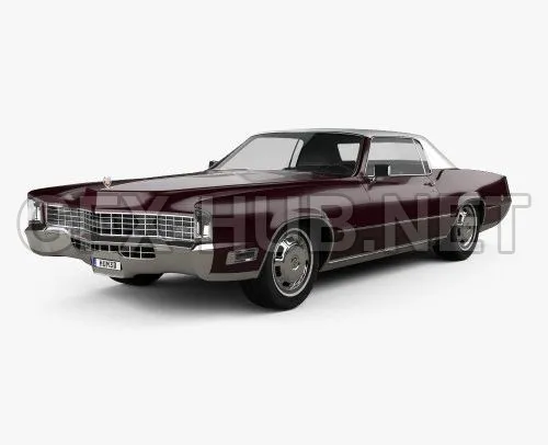 CAR – Cadillac Eldorado Fleetwood 1968  3D Model