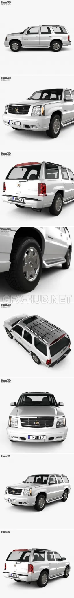 CAR – Cadillac Escalade 2002  3D Model