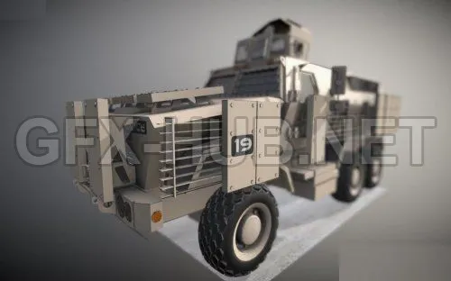 CAR – Caiman MRAP 3D Model