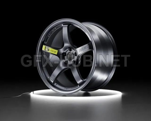 CAR – Car wheel Gram LIGHTS 57CR 3D Model