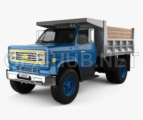 CAR – Chevrolet C70 Dump Truck 1979 3D Model