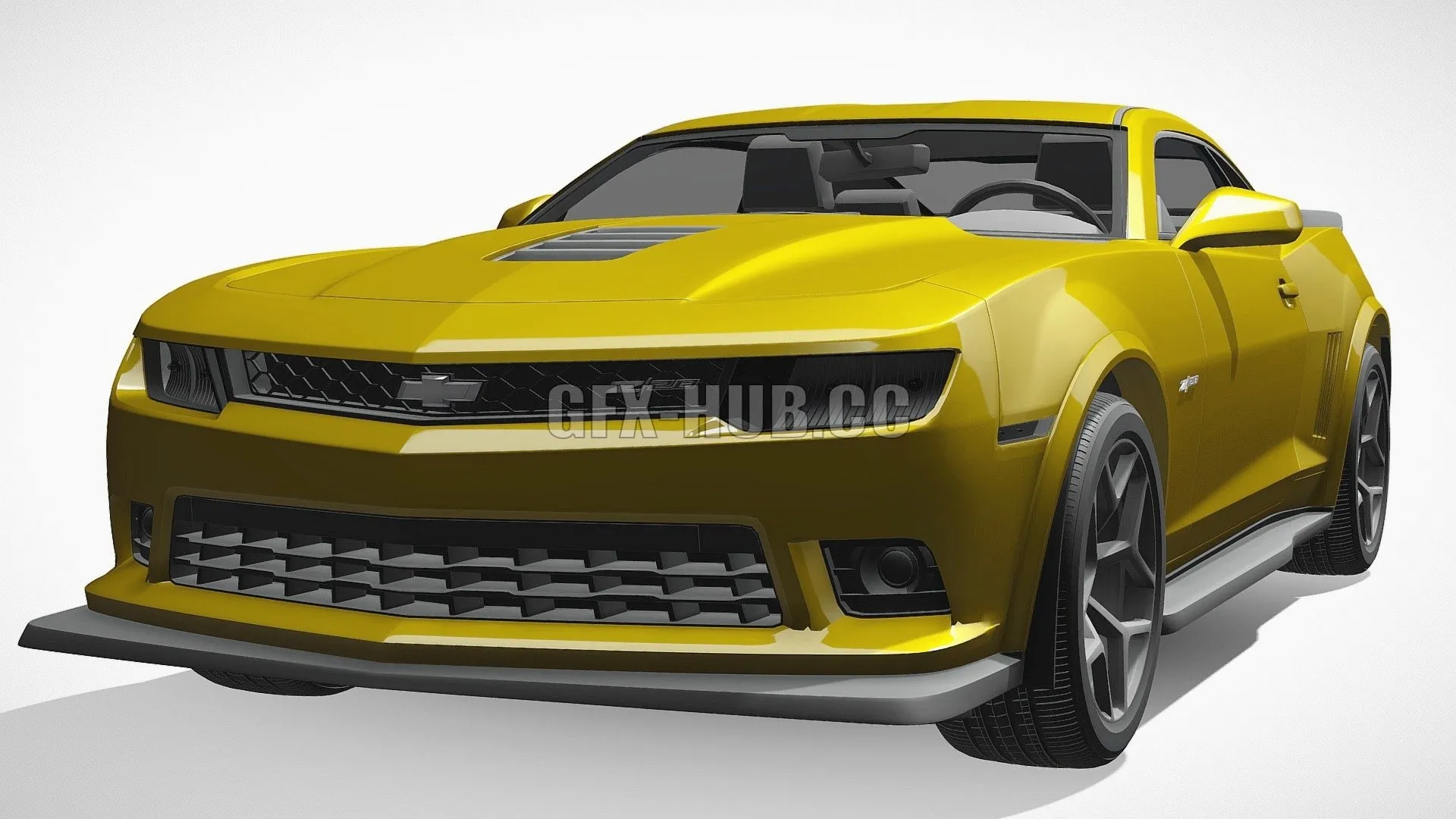 CAR – Chevrolet Camaro BN-Z28 2014 (for Blender) 3D Model