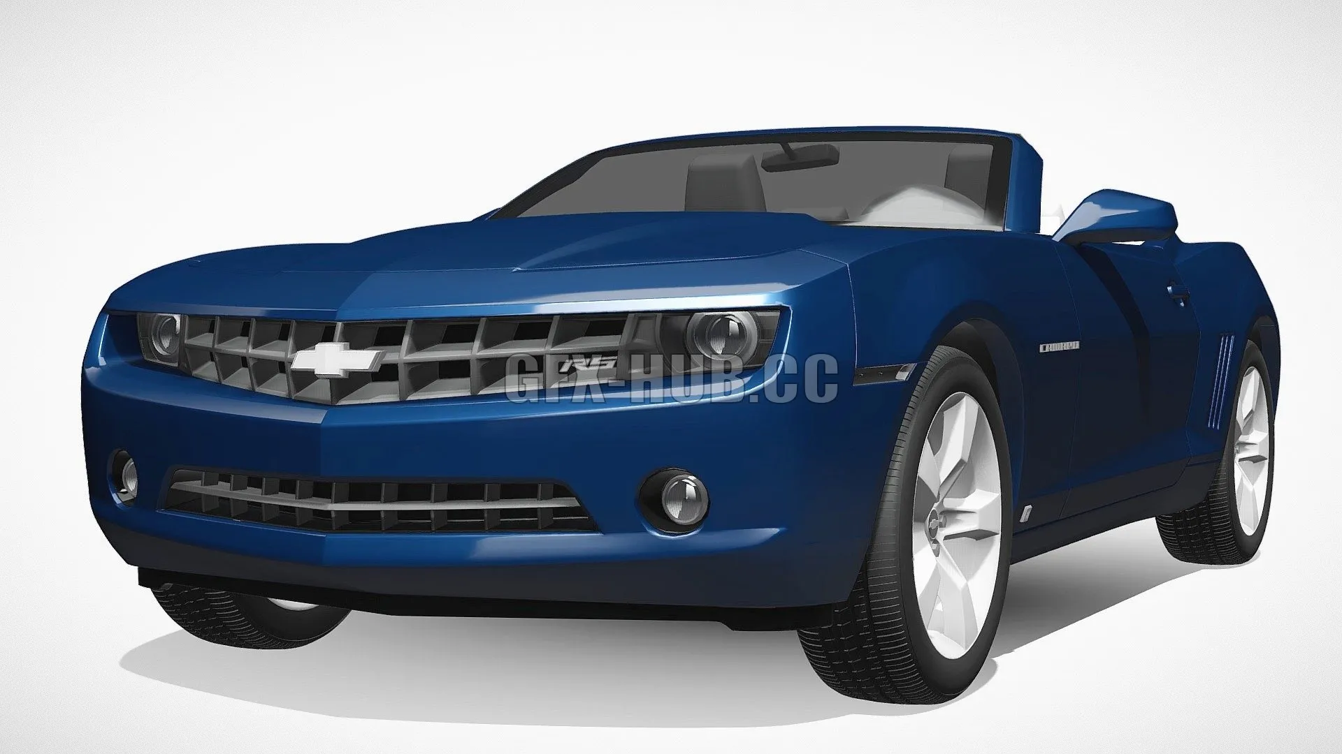 CAR – Chevrolet Camaro Convertible 2011 (Blender) 3D Model