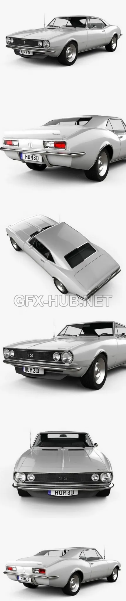 CAR – Chevrolet Camaro SS 1967  3D Model