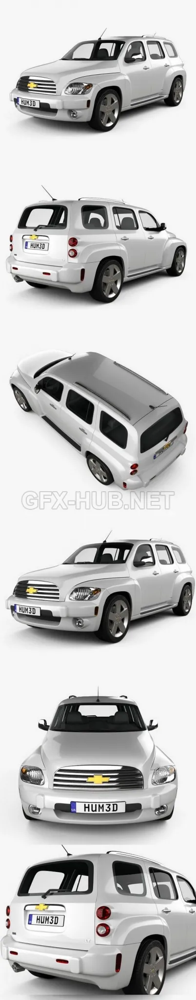 CAR – Chevrolet HHR wagon 2011  3D Model