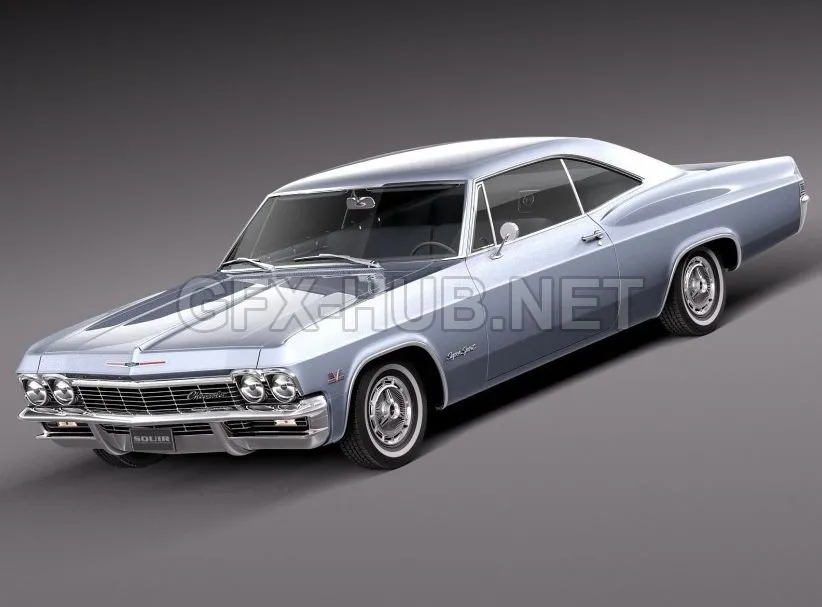 CAR – Chevrolet Impala 1965 3D Model