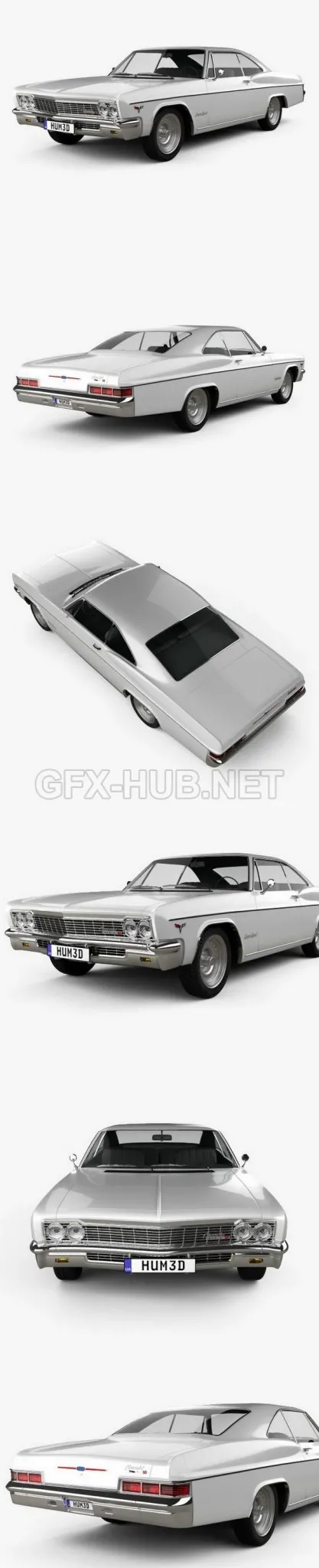 CAR – Chevrolet Impala SS Sport Coupe 1966  3D Model