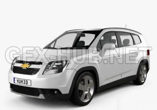CAR – Chevrolet Orlando 2011  3D Model