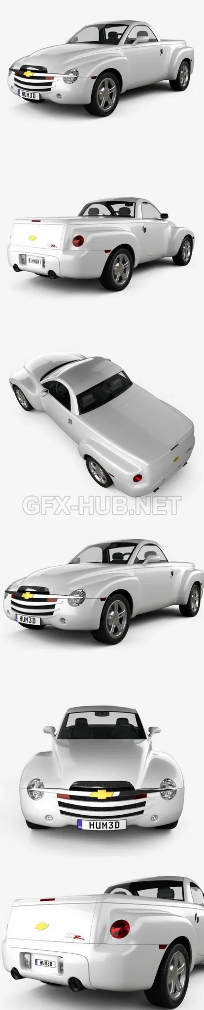 CAR – Chevrolet SSR 2003  3D Model