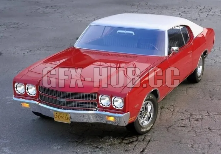CAR – Chevy Chevelle 1970 3D Model