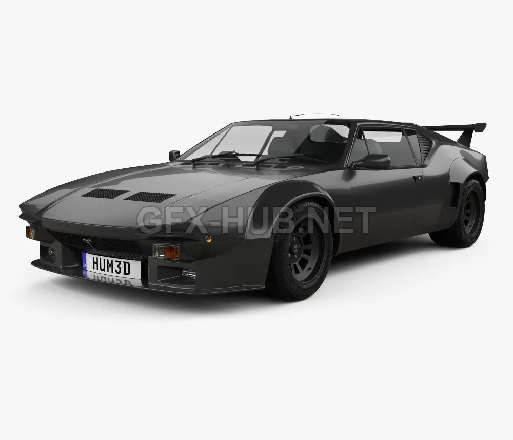 CAR – De Tomaso Pantera GT5-S 1984 3D Model