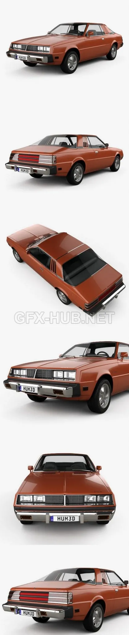 CAR – Dodge Challenger 1978  3D Model