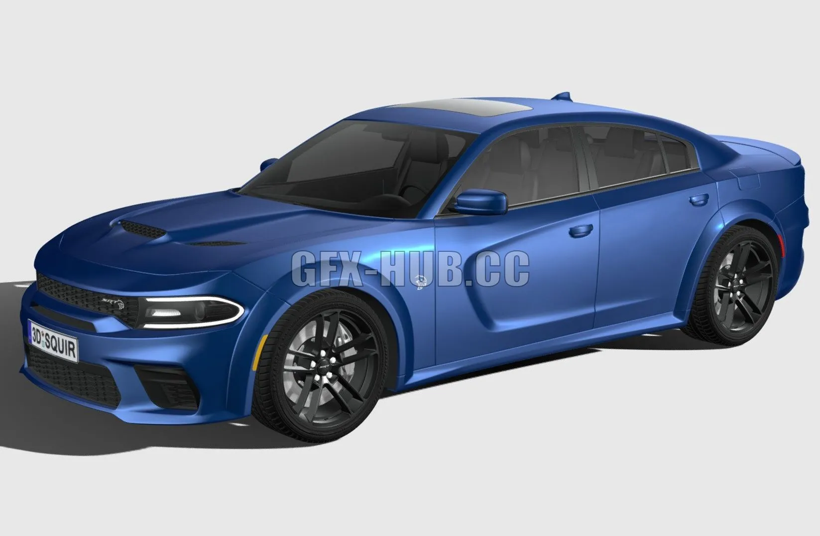 CAR – Dodge Charger SRT Hellcat Widebody 2020 3D Model