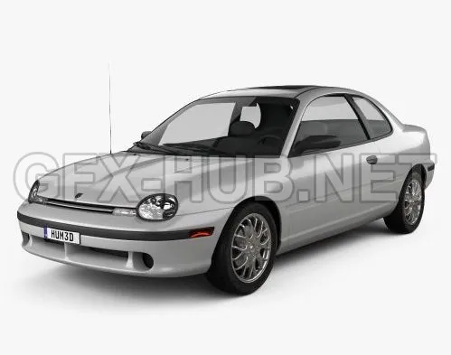 CAR – Dodge Neon Sport Coupe 1996 3D Model