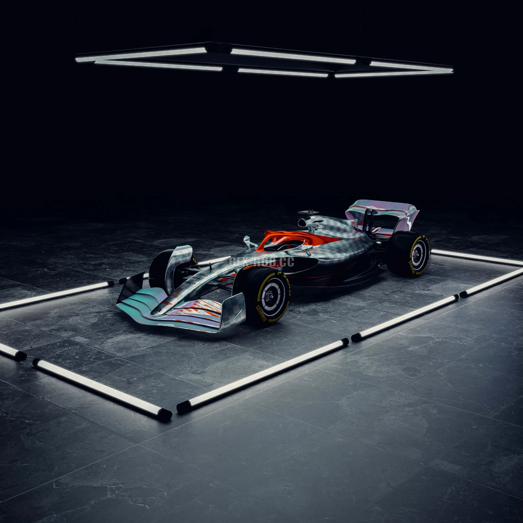 CAR – F1 2022 Concept car 3D Model