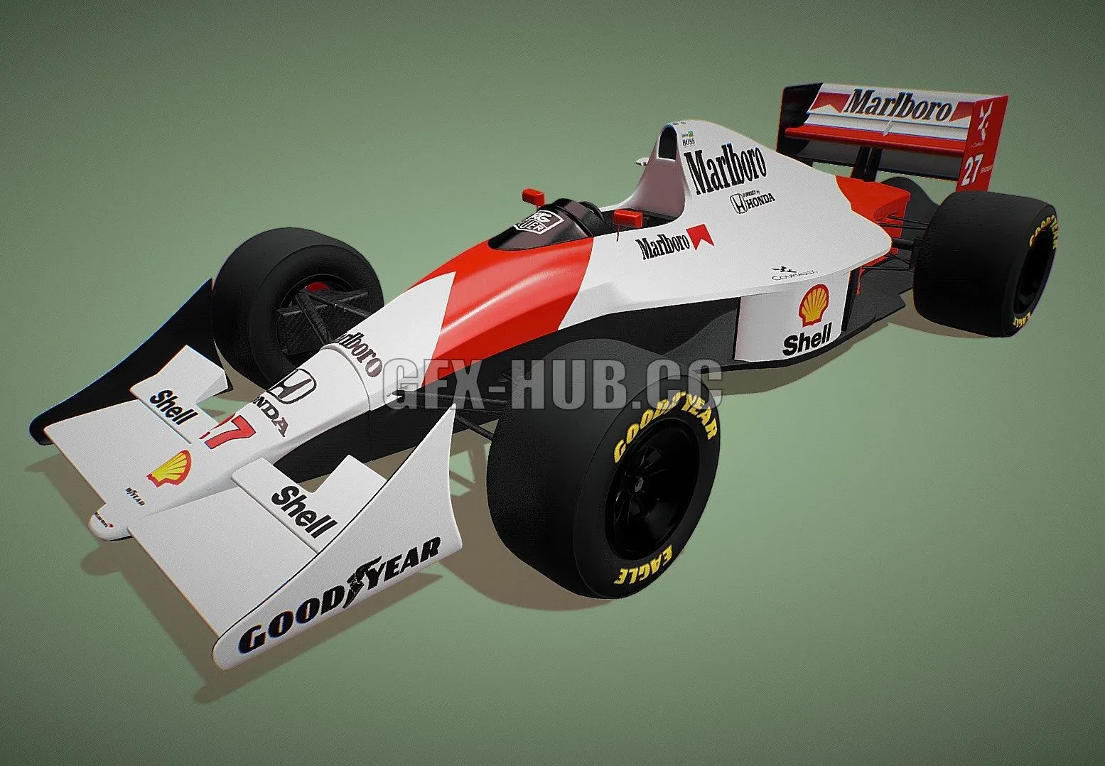 CAR – F1 McLaren 1990 3D Model