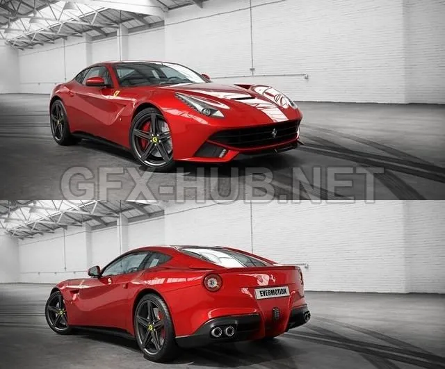 CAR – Ferrari 2017 HD Models Cars 3D Model