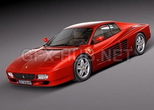 CAR – Ferrari 512TR 1991-1996 3D Model