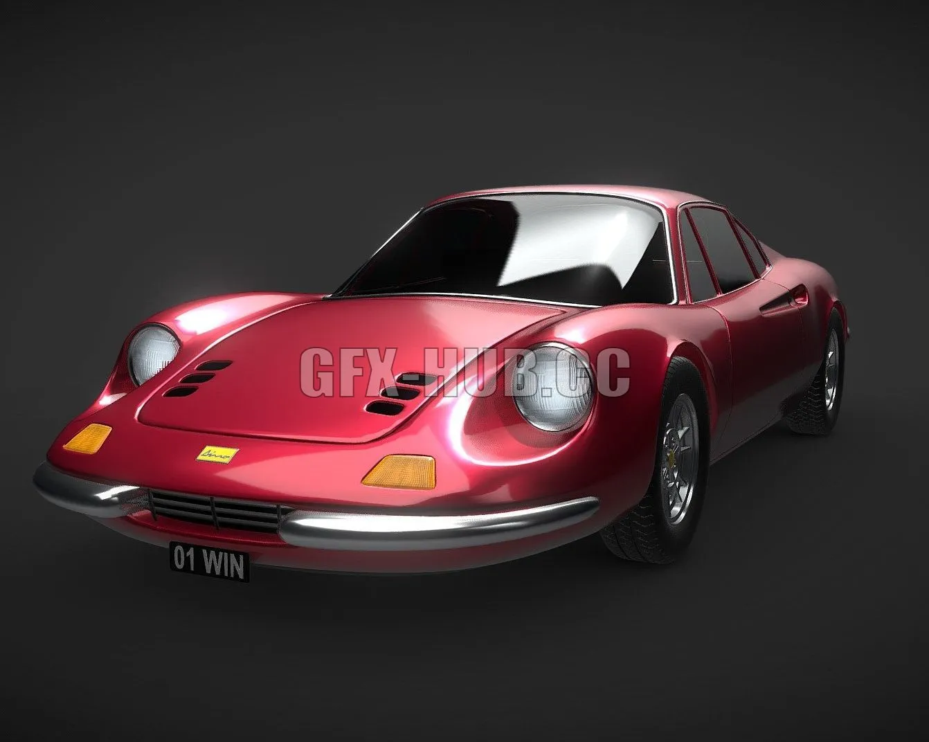 CAR – Ferrari Dino 246 3D Model