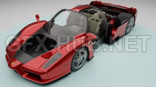 CAR – Ferrari Enzo 3D Model