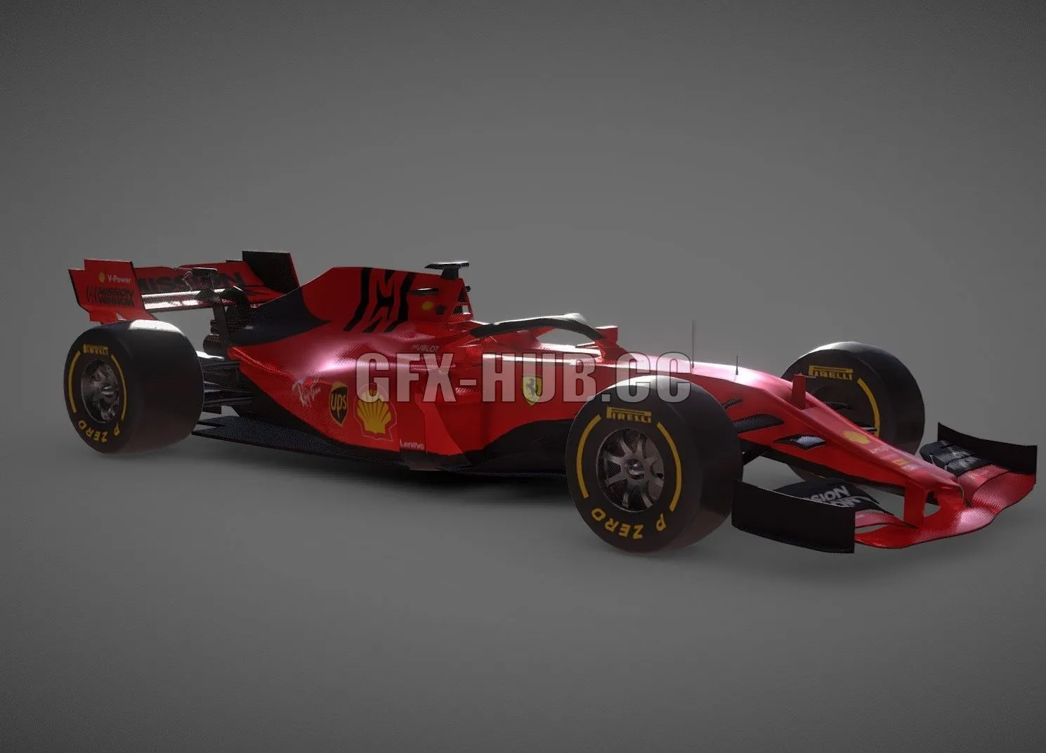 CAR – Ferrari F1 2019 3D Model