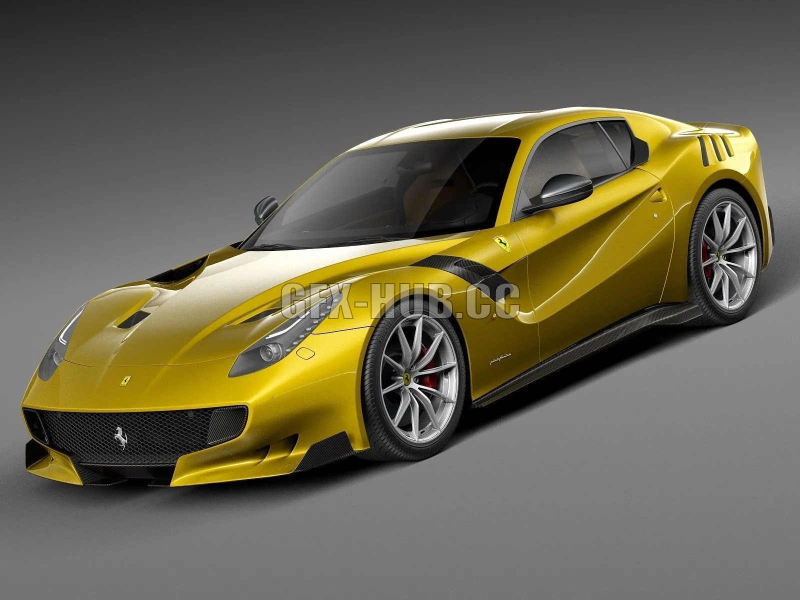CAR – Ferrari F12tdf 2016 3D Model