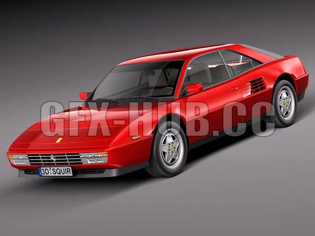 CAR – Ferrari Mondial 8 1980 3D Model