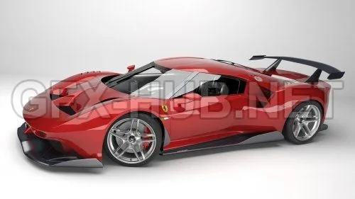 CAR – Ferrari P80C 2019  3D Model