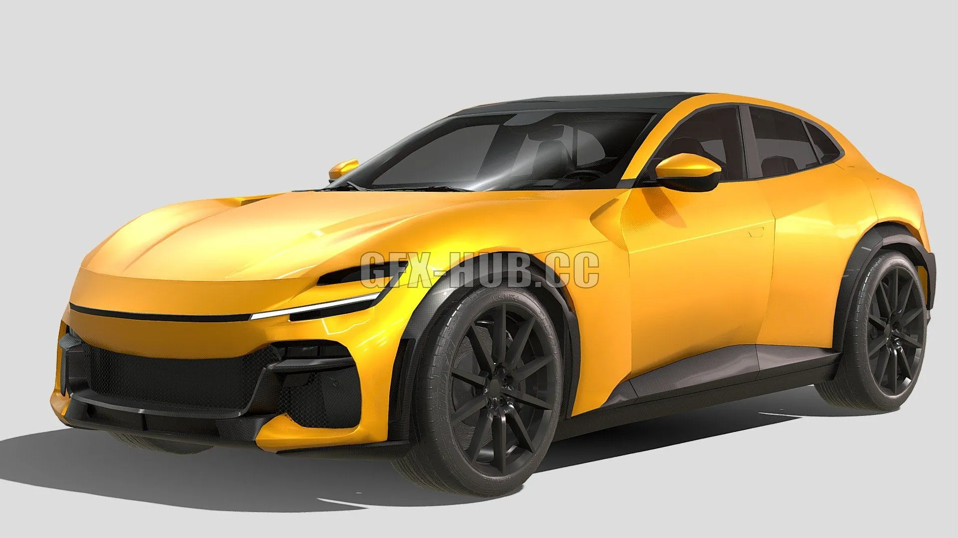 CAR – Ferrari Purosangue 2023 3D Model