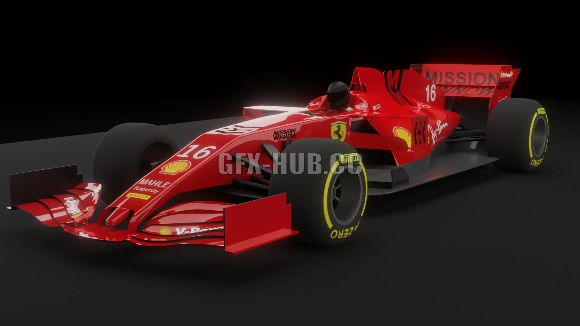 CAR – Ferrari SF1000 3D Model