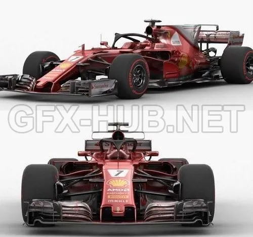 CAR – Ferrari SF71H 3D Model