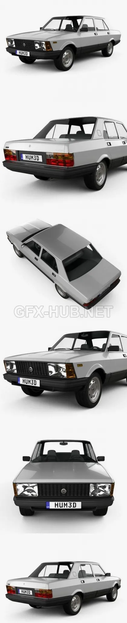 CAR – Fiat Argenta 1981  3D Model