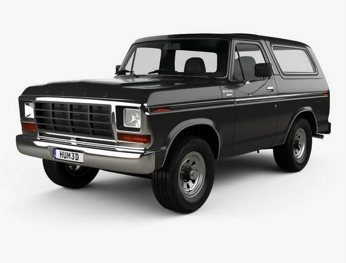 CAR – Ford Bronco 1978 3D Model