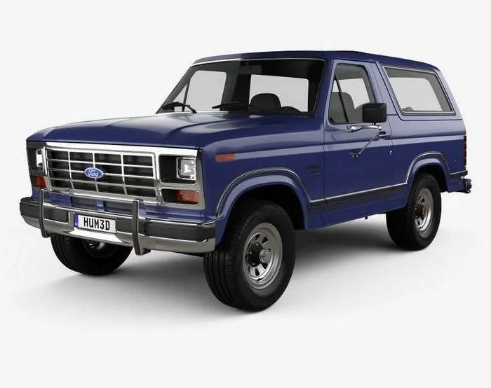 CAR – Ford Bronco 1982 3D Model