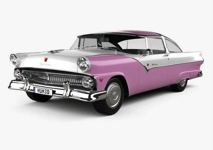 CAR – Ford Crown Victoria 1955 3D Model