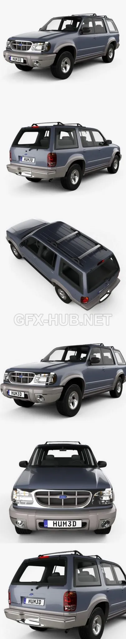 CAR – Ford Explorer 1994  3D Model