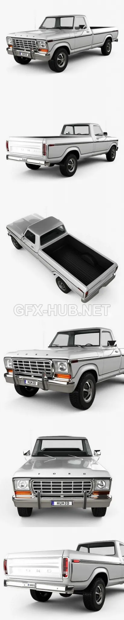 CAR – Ford F150 1978  3D Model