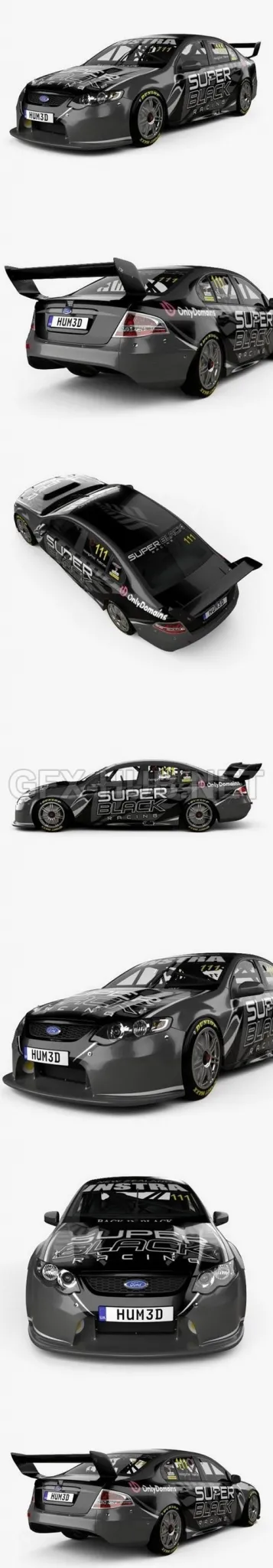 CAR – Ford Falcon (FG) V8 Supercars 2014  3D Model