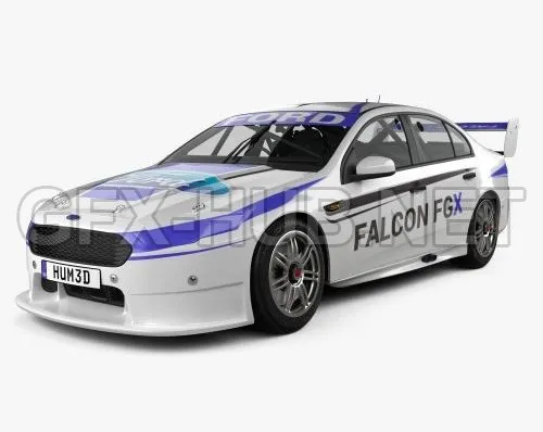 CAR – Ford Falcon (FG) V8 Supercars 2015  3D Model